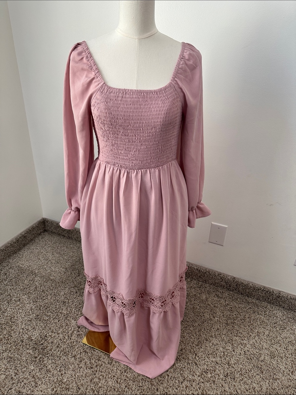  Amazon Smocked Maxi Dress